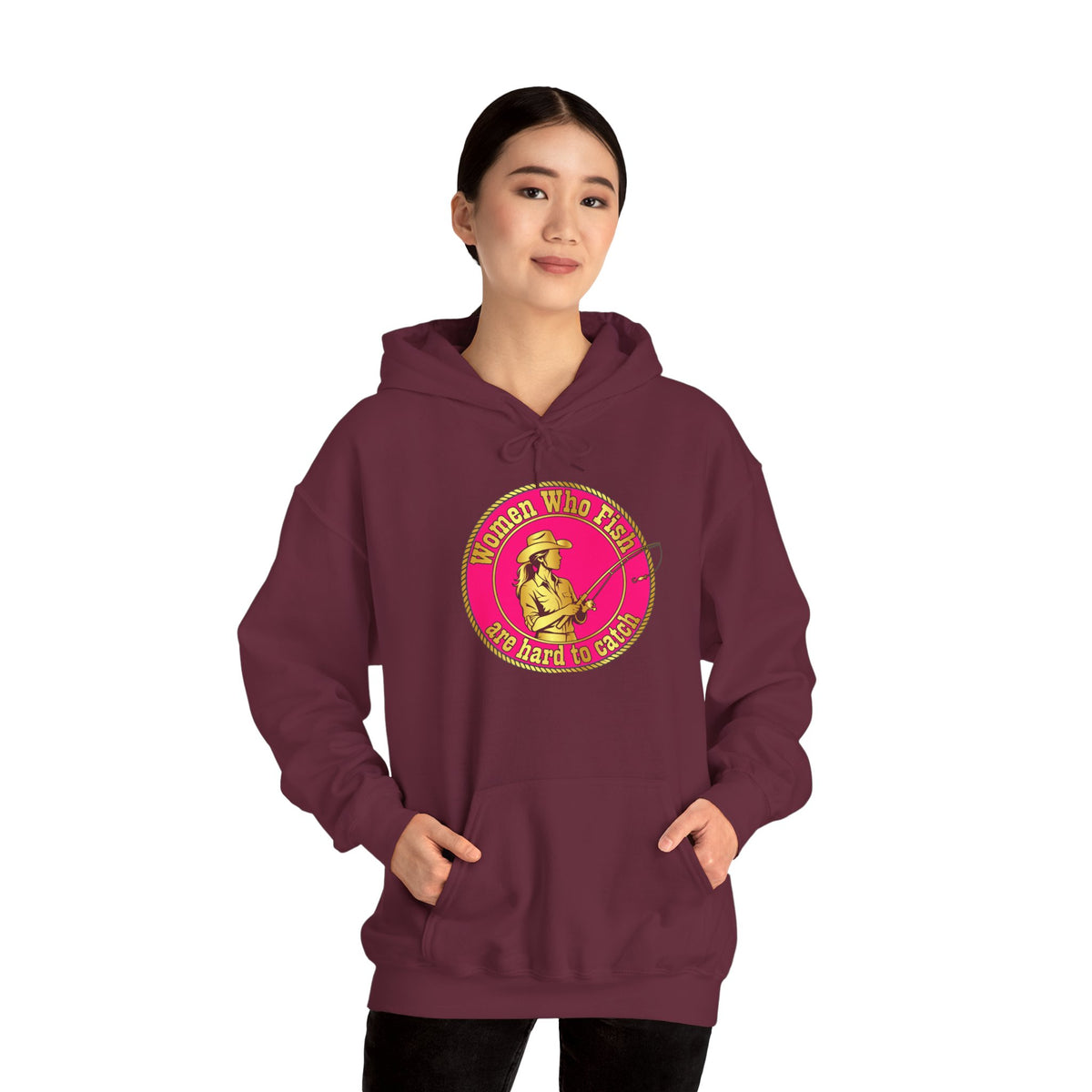 Hard To Catch Unisex Heavy Blend™ Hooded Sweatshirt