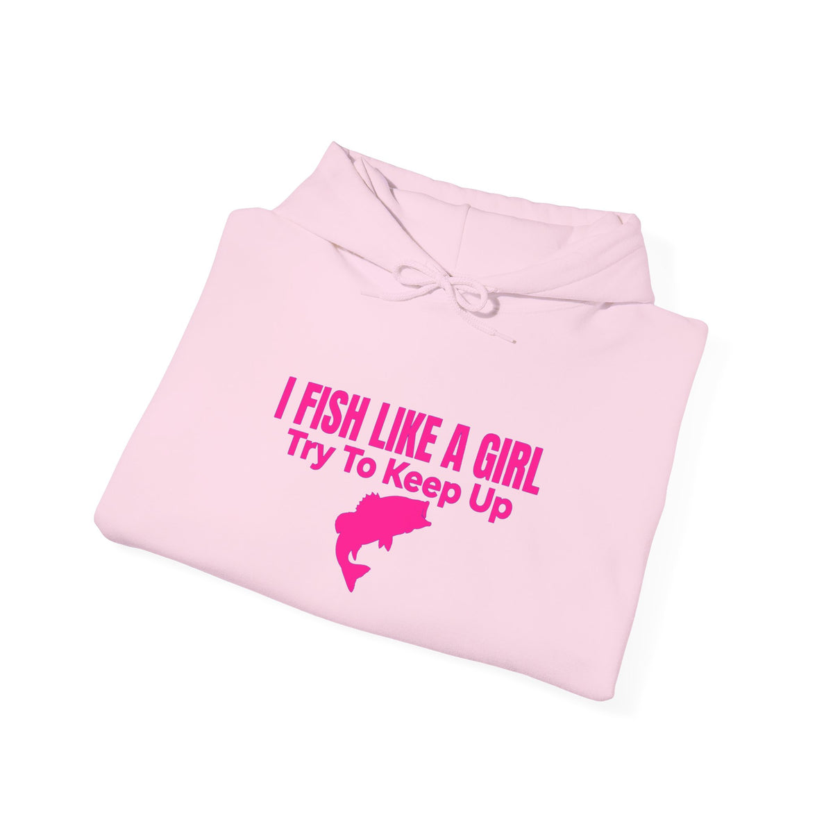 Fish Like a Girl Unisex Heavy Blend™ Hooded Sweatshirt