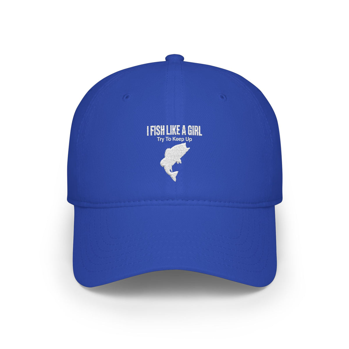 Fish Like a Girl Low Profile Baseball Cap