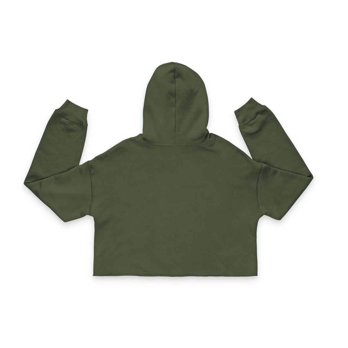 Fish More, Fight Less Cropped Hoodie