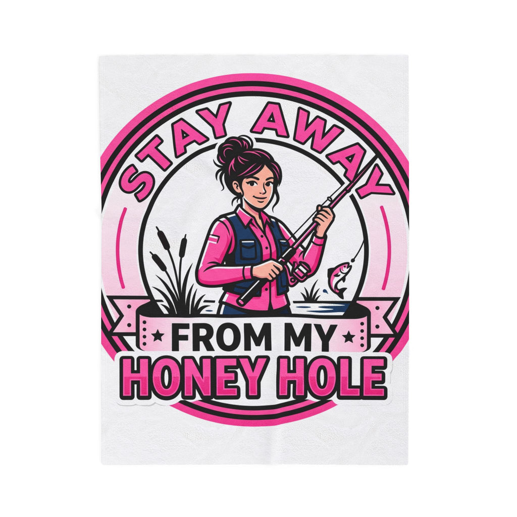 Honey Hole Velveteen Plush Blanket