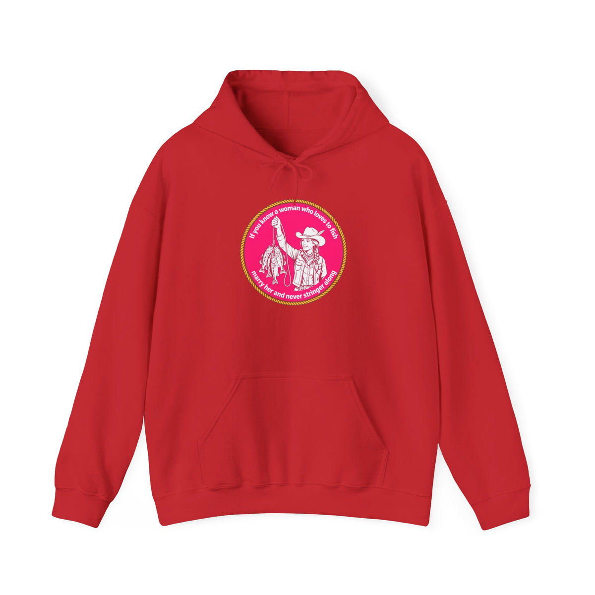 Never Stringer Along Unisex Heavy Blend™ Hooded Sweatshirt