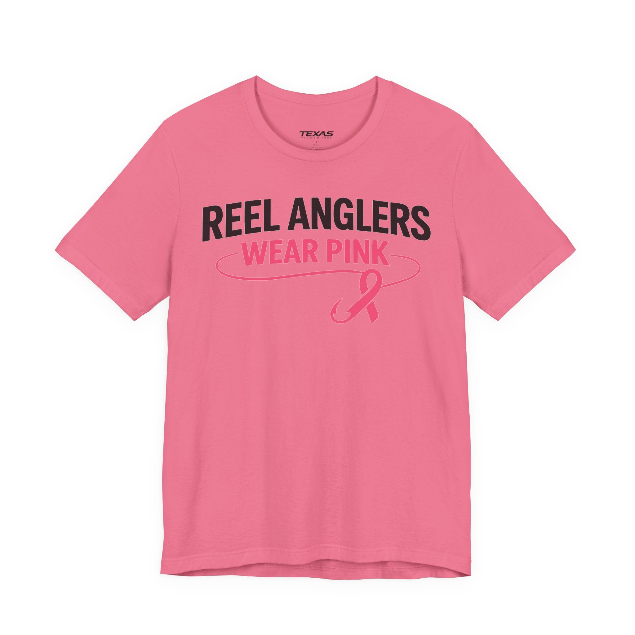 Reel Anglers Wear Pink — Unisex Cotton Tee