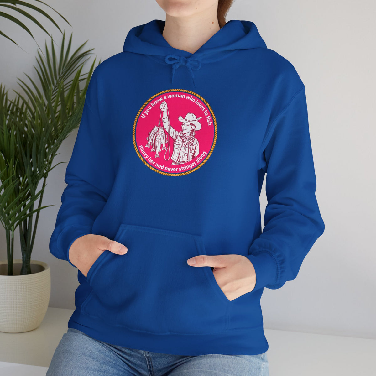 Never Stringer Along Unisex Heavy Blend™ Hooded Sweatshirt
