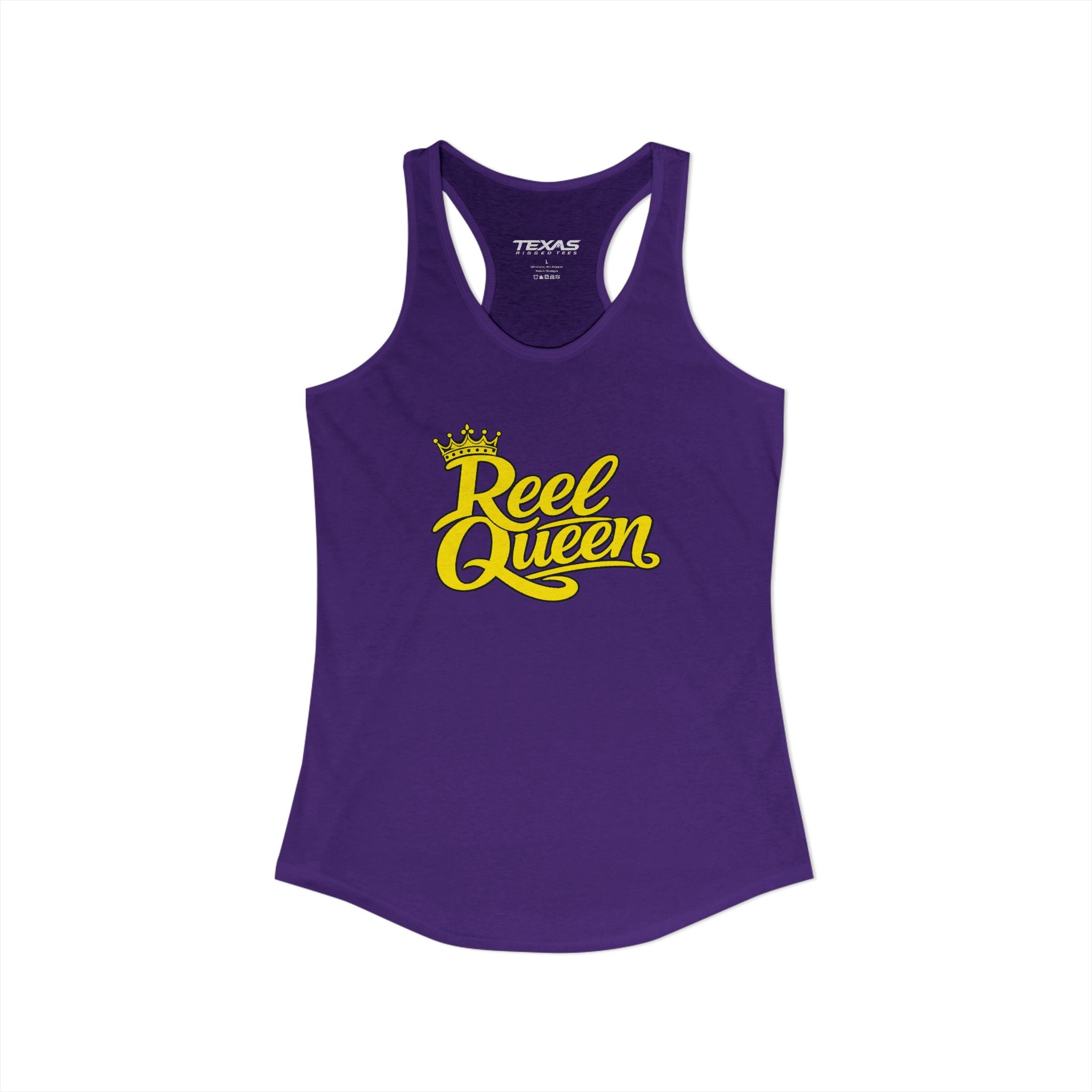 Reel Queen Women's Racerback Tank Top | Fishing Shirt for Women | Angler Gift
