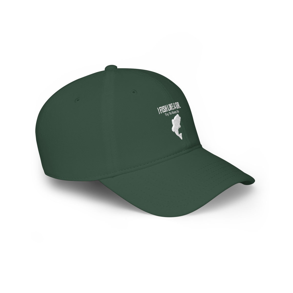 Fish Like a Girl Low Profile Baseball Cap