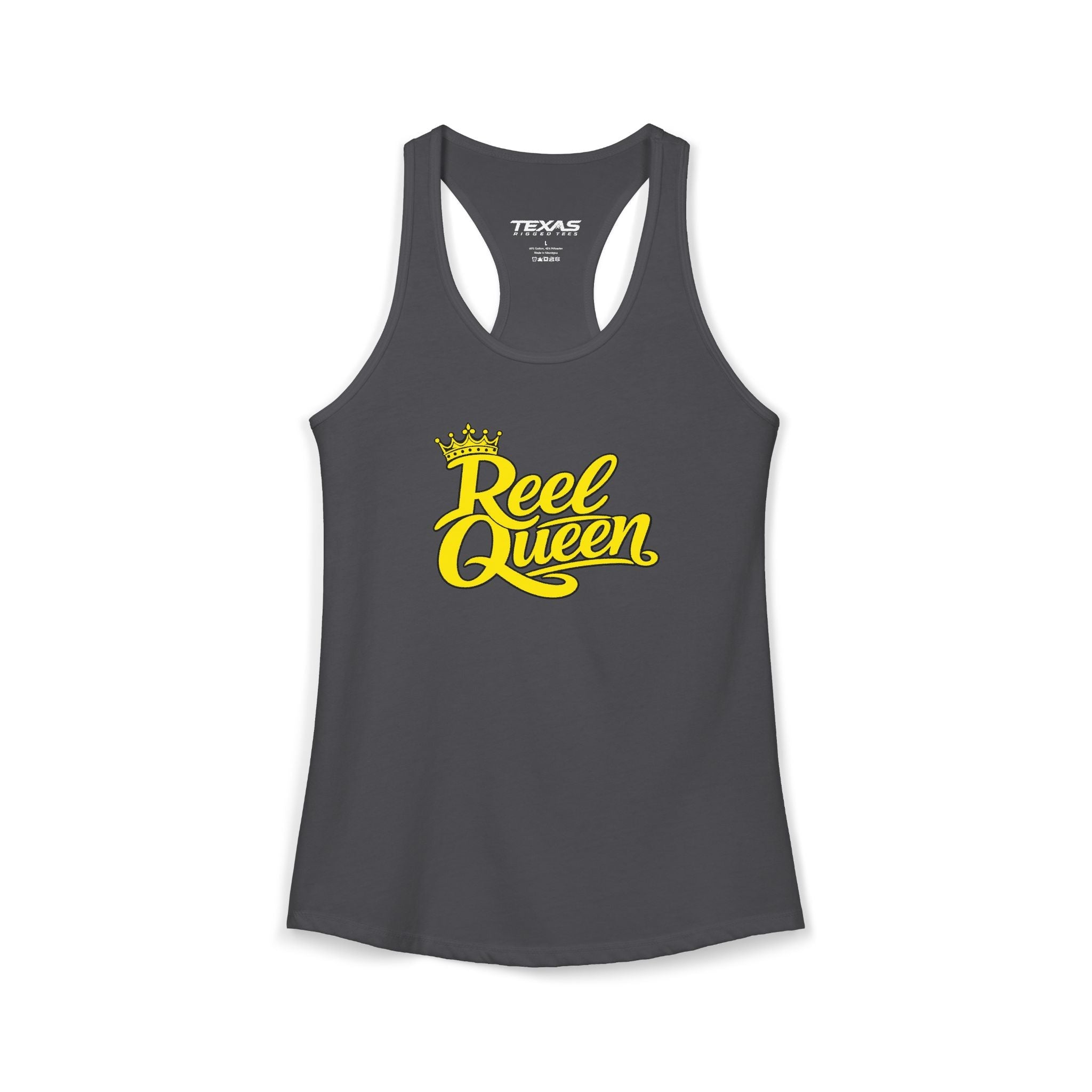 Reel Queen Women's Racerback Tank Top | Fishing Shirt for Women | Angler Gift