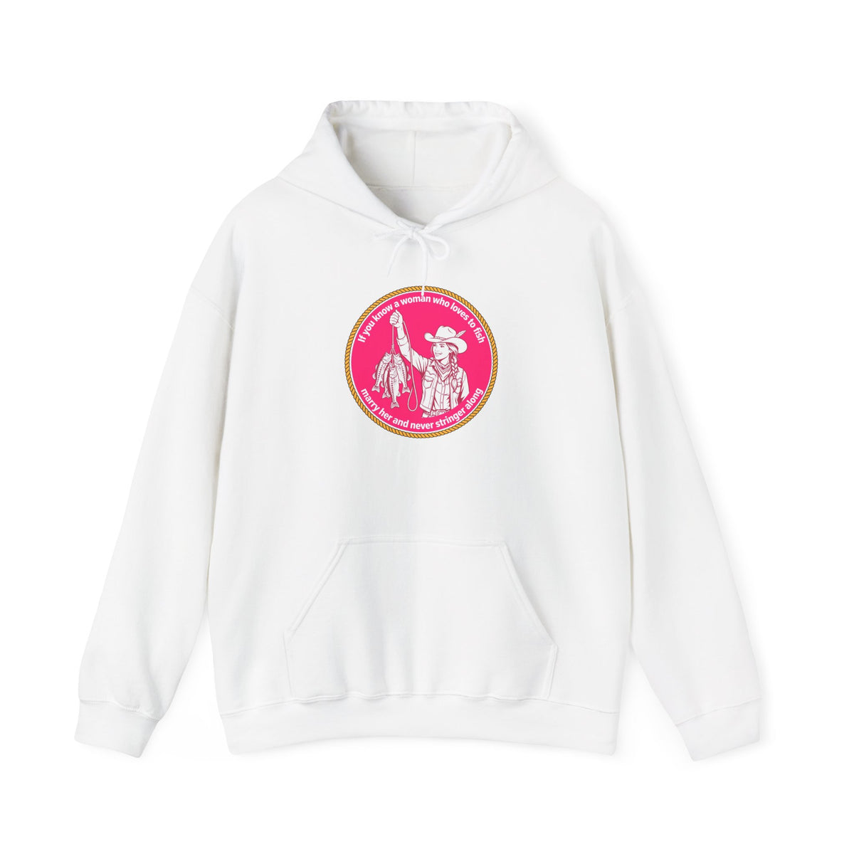 Never Stringer Along Unisex Heavy Blend™ Hooded Sweatshirt