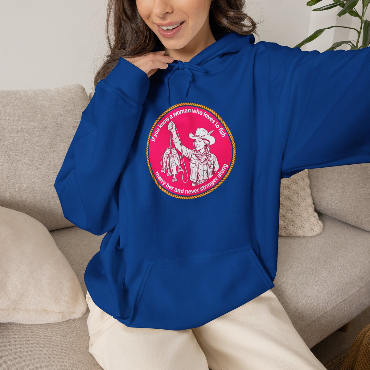 Never Stringer Along Unisex Heavy Blend™ Hooded Sweatshirt