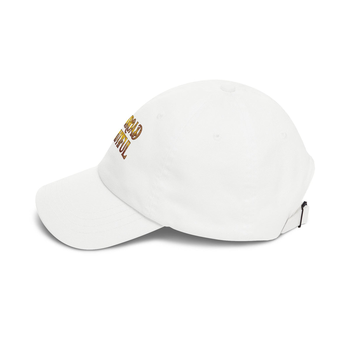 Classic Cap — 'Backroads Beautiful' Embroidered White Baseball Hat