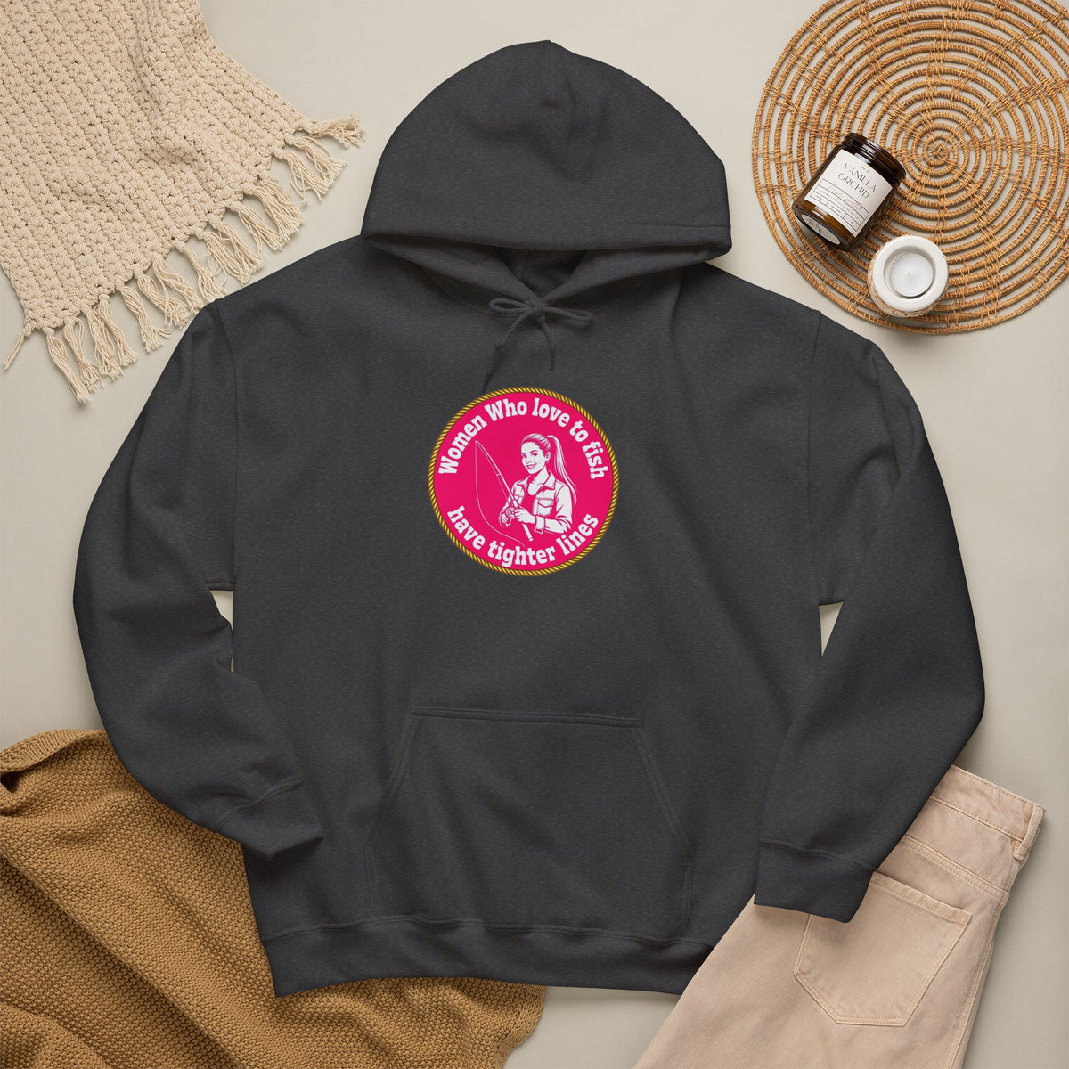 Women Who Fish1 Hooded Sweatshirt