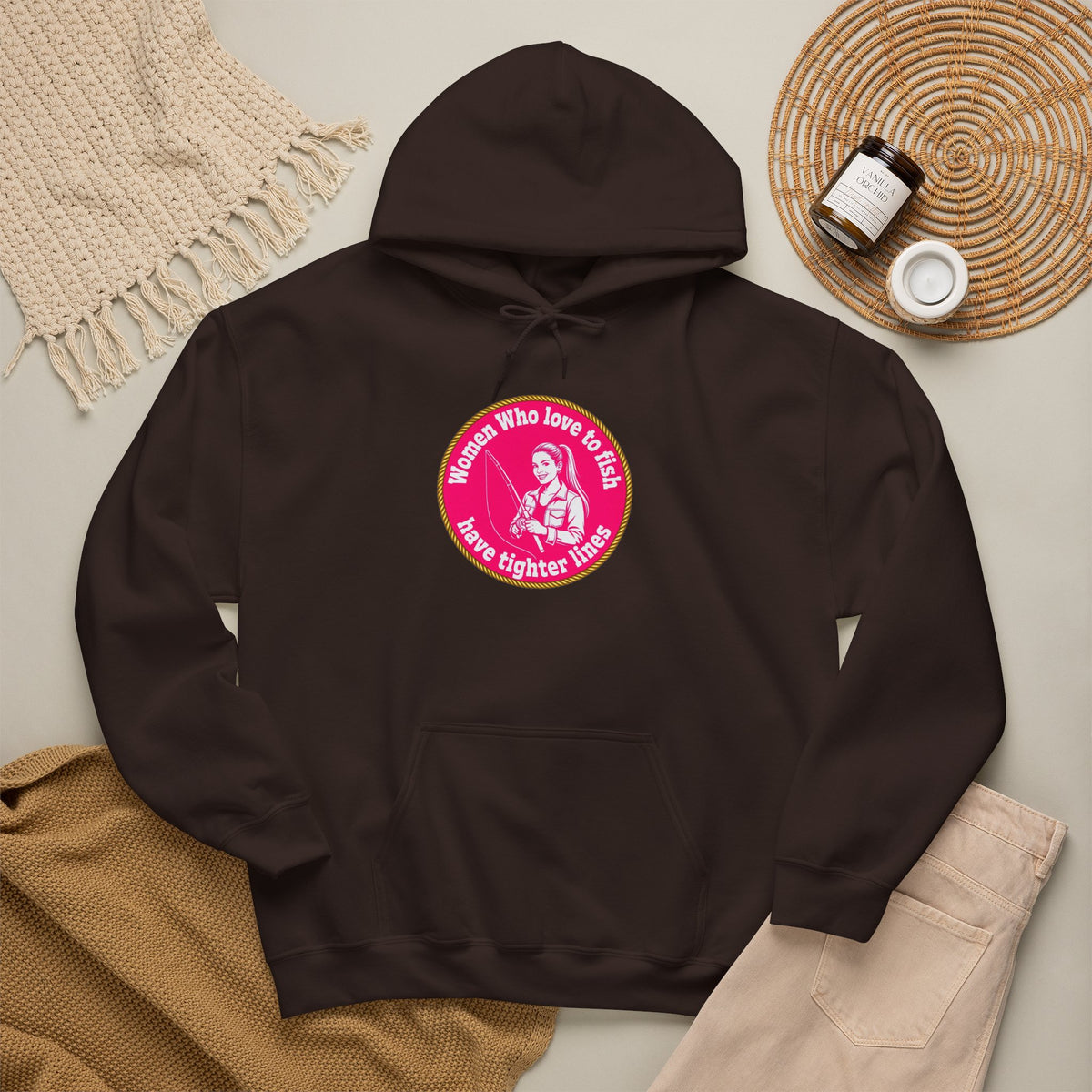 Women Who Fish1 Hooded Sweatshirt