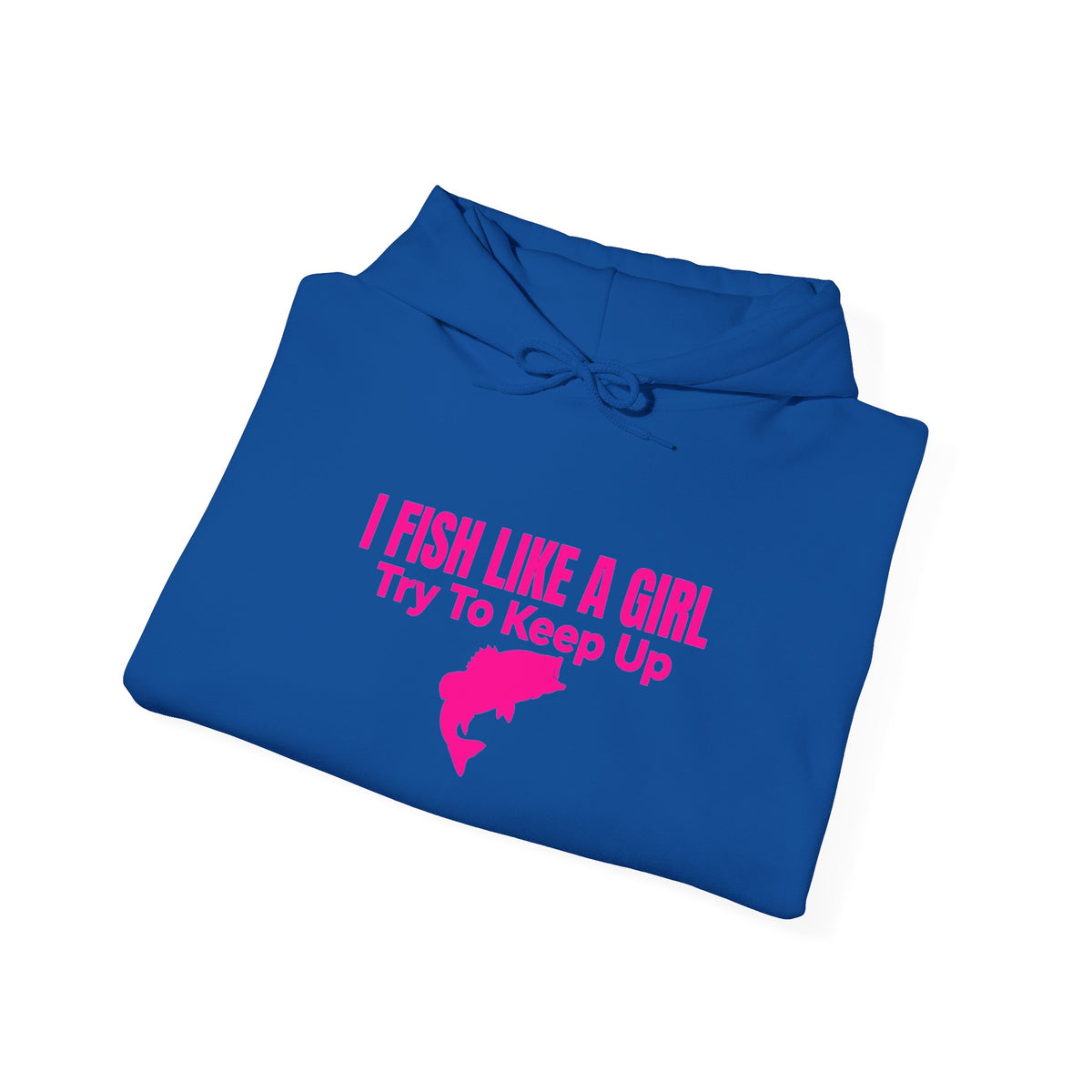 Fish Like a Girl Unisex Heavy Blend™ Hooded Sweatshirt