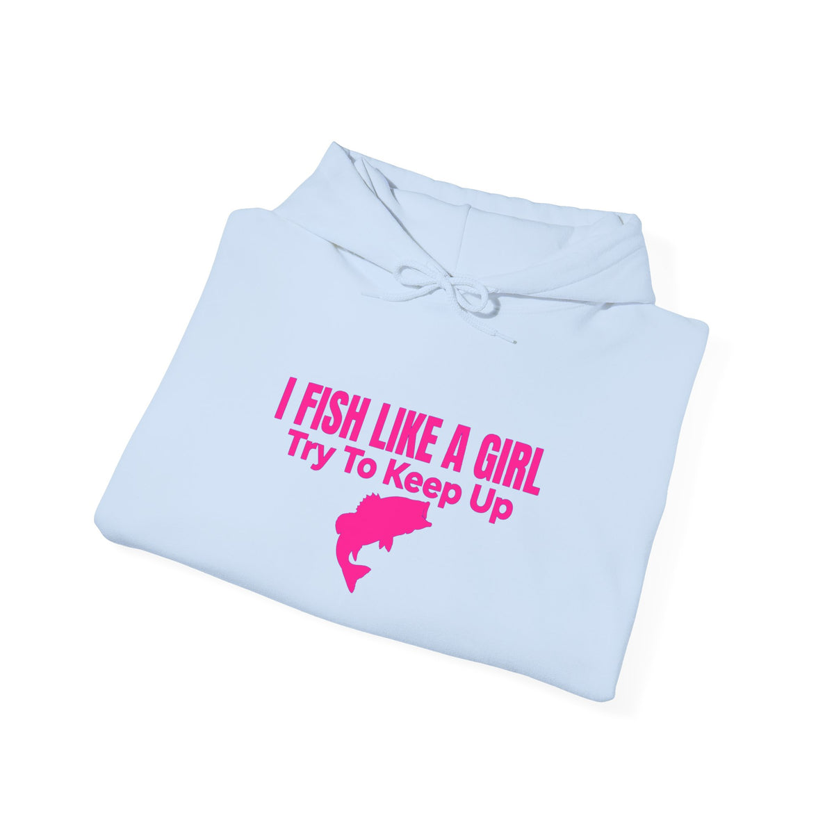 Fish Like a Girl Unisex Heavy Blend™ Hooded Sweatshirt