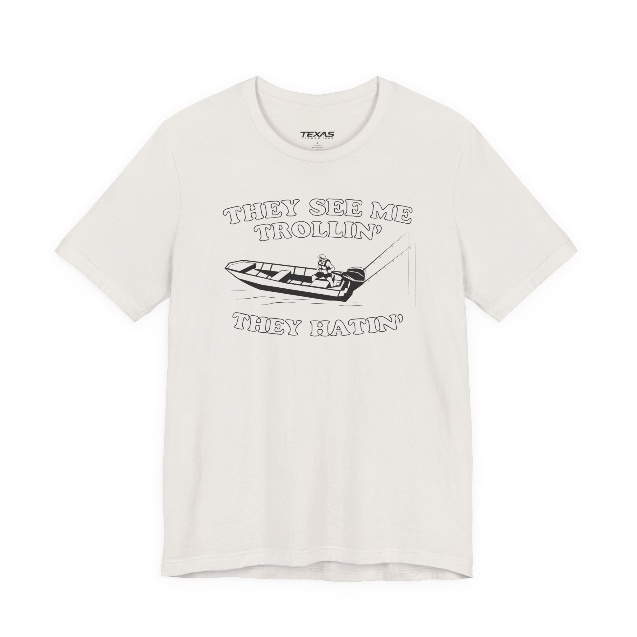 They See Me Trollin’, They Hatin’ — Unisex Cotton Tee
