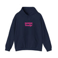 Backroad Beautiful Hoodie — Pink Script Graphic Hooded Sweatshirt