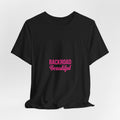 Backroad Beautiful Tee — Pink Script Graphic T‑Shirt