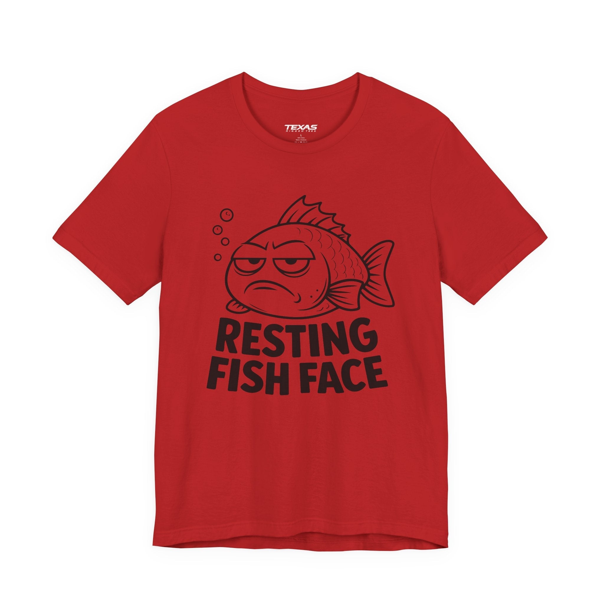Resting Fish Face — Unisex Cotton Tee