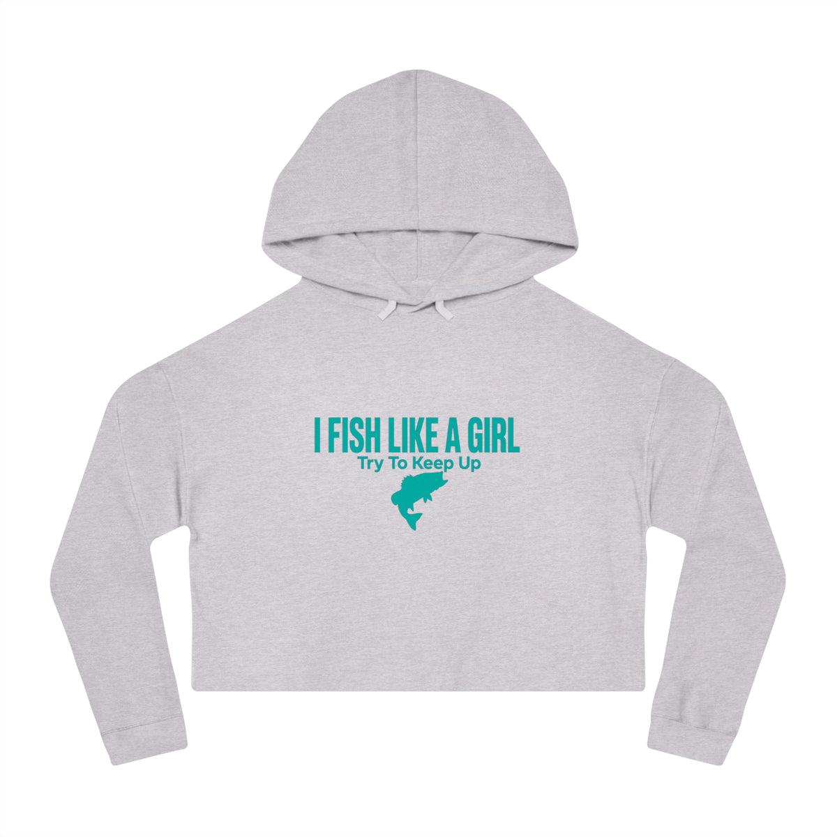 Big Momma Bass Buster Cropped Hooded Sweatshirt