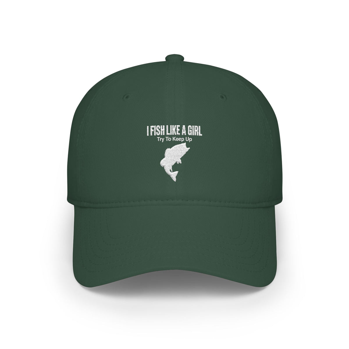 Fish Like a Girl Low Profile Baseball Cap