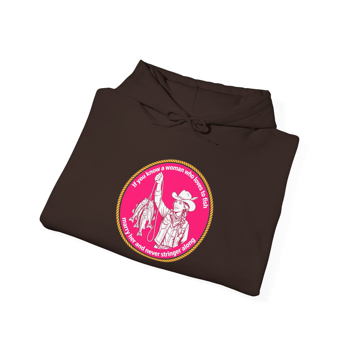 Never Stringer Along Unisex Heavy Blend™ Hooded Sweatshirt