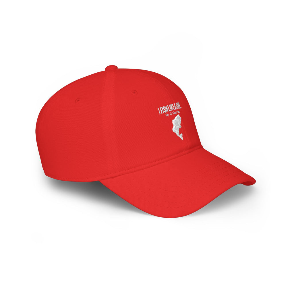 Fish Like a Girl Low Profile Baseball Cap