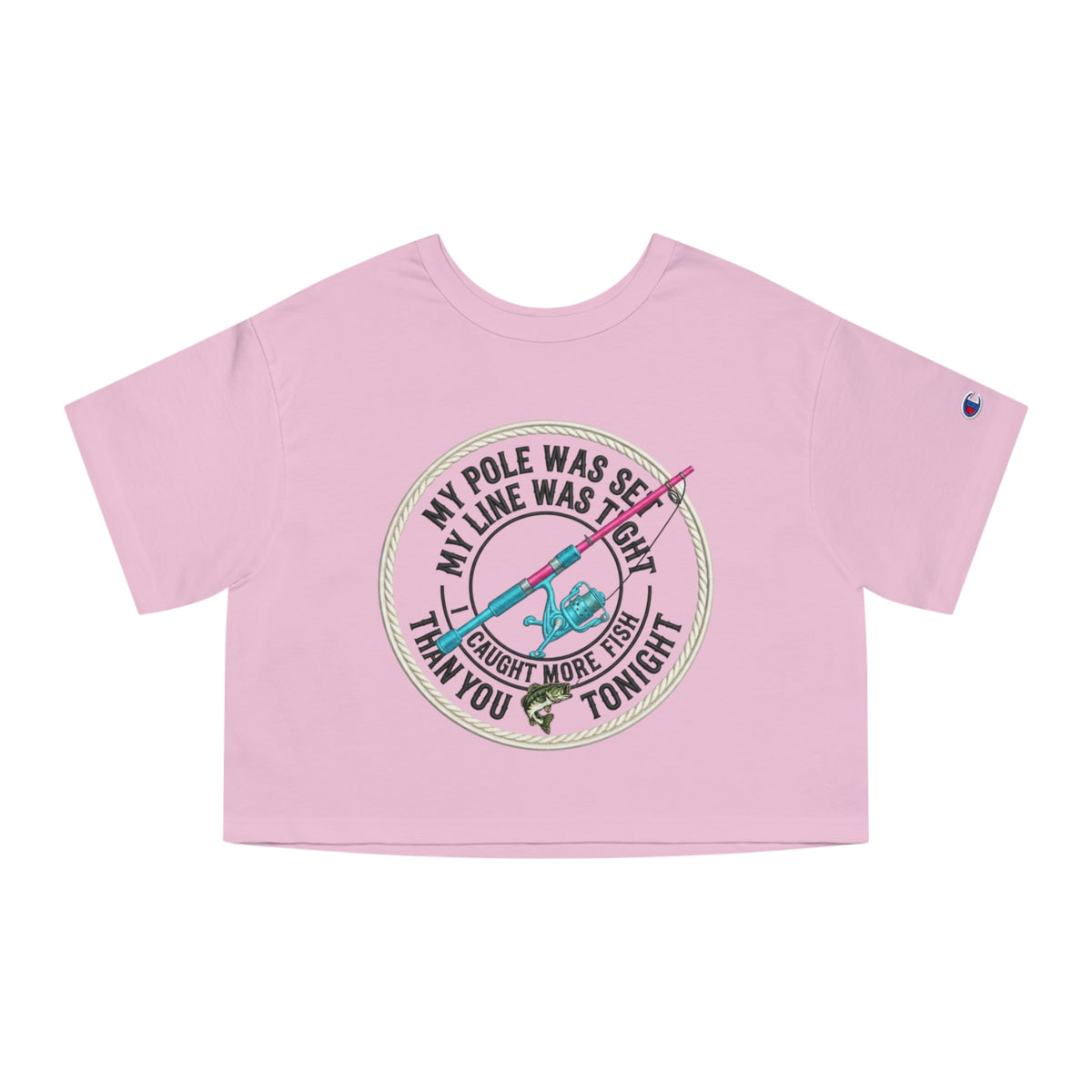 My Pole Was Set,-Champion Women's Heritage Cropped T-Shirt