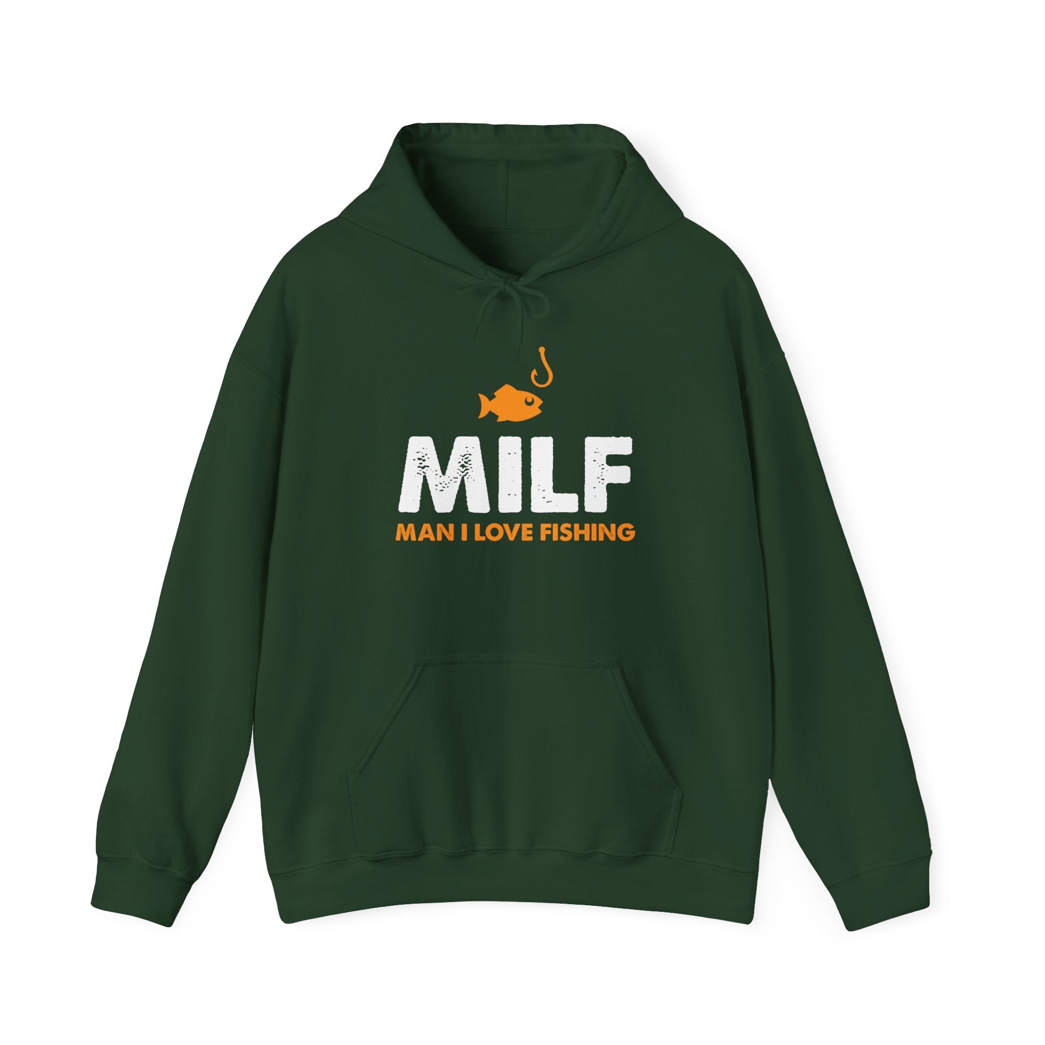 Man I love Fishing — Unisex Hooded Sweatshirt