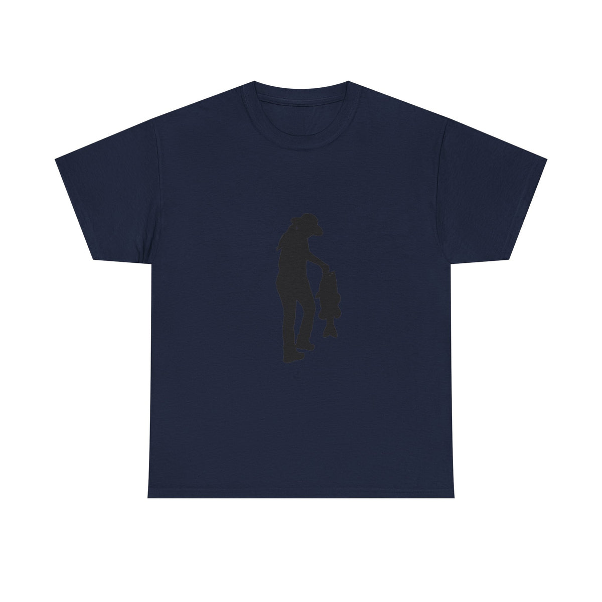 Woman Fishing Heavy Cotton Tee