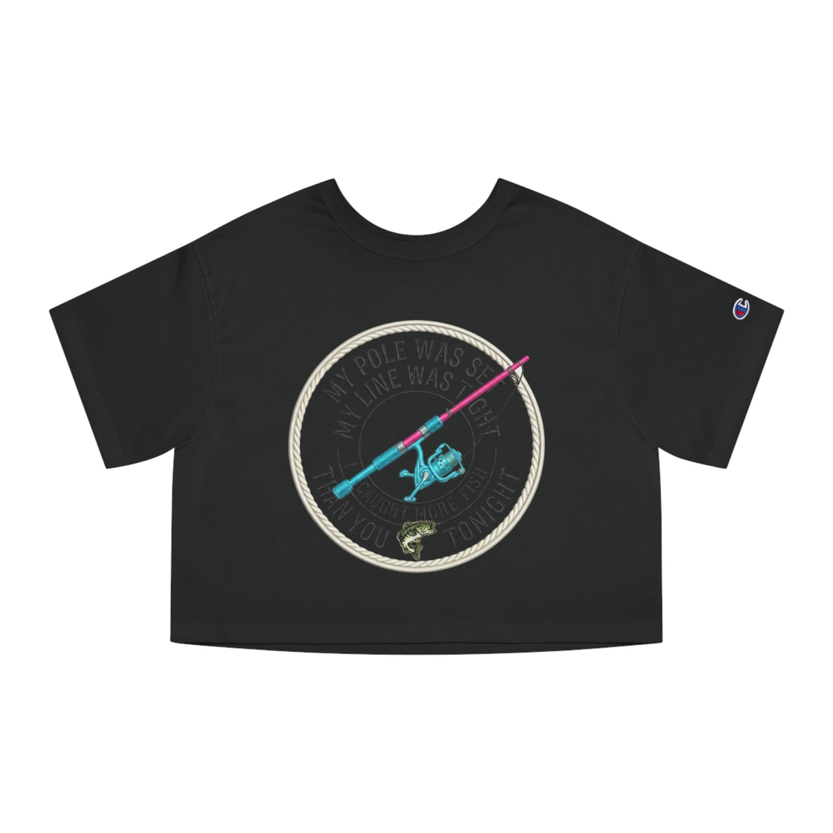 My Pole Was Set,-Champion Women's Heritage Cropped T-Shirt