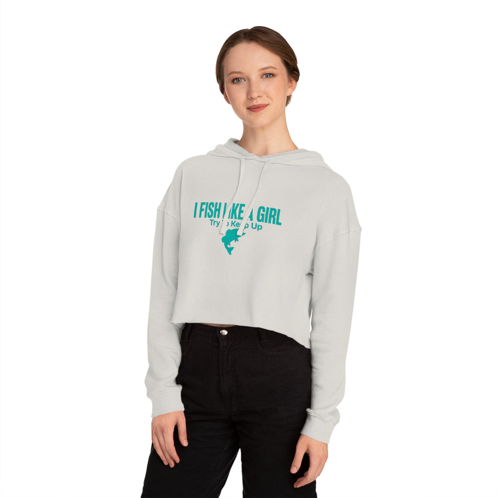 Big Momma Bass Buster Cropped Hooded Sweatshirt