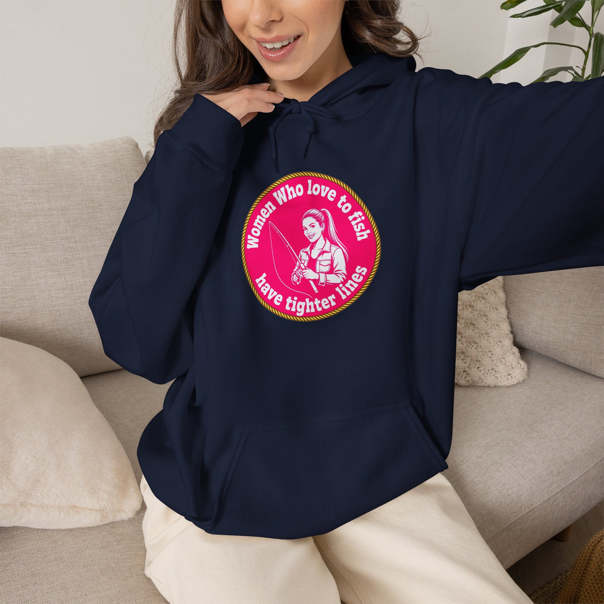 Women Who Fish1 Hooded Sweatshirt