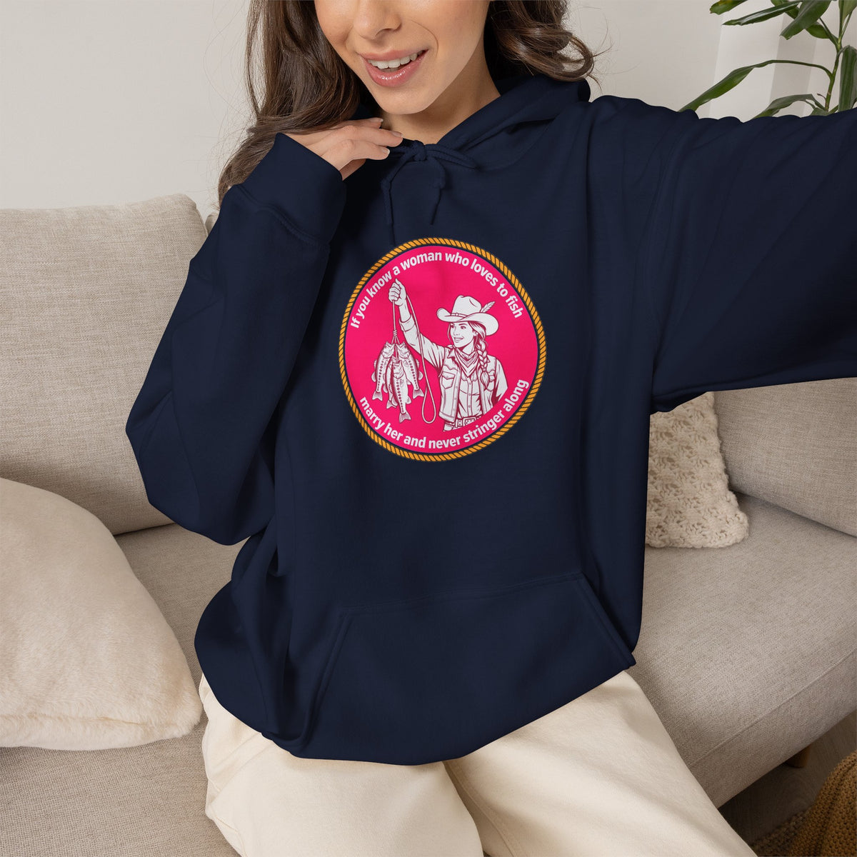Never Stringer Along Unisex Heavy Blend™ Hooded Sweatshirt