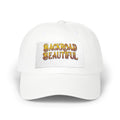 Classic Dad Cap — 'Backroads Beautiful' Embroidered White Baseball Hat