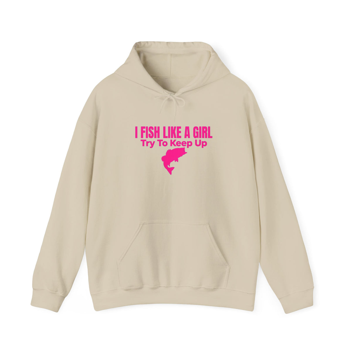 Fish Like a Girl Unisex Heavy Blend™ Hooded Sweatshirt