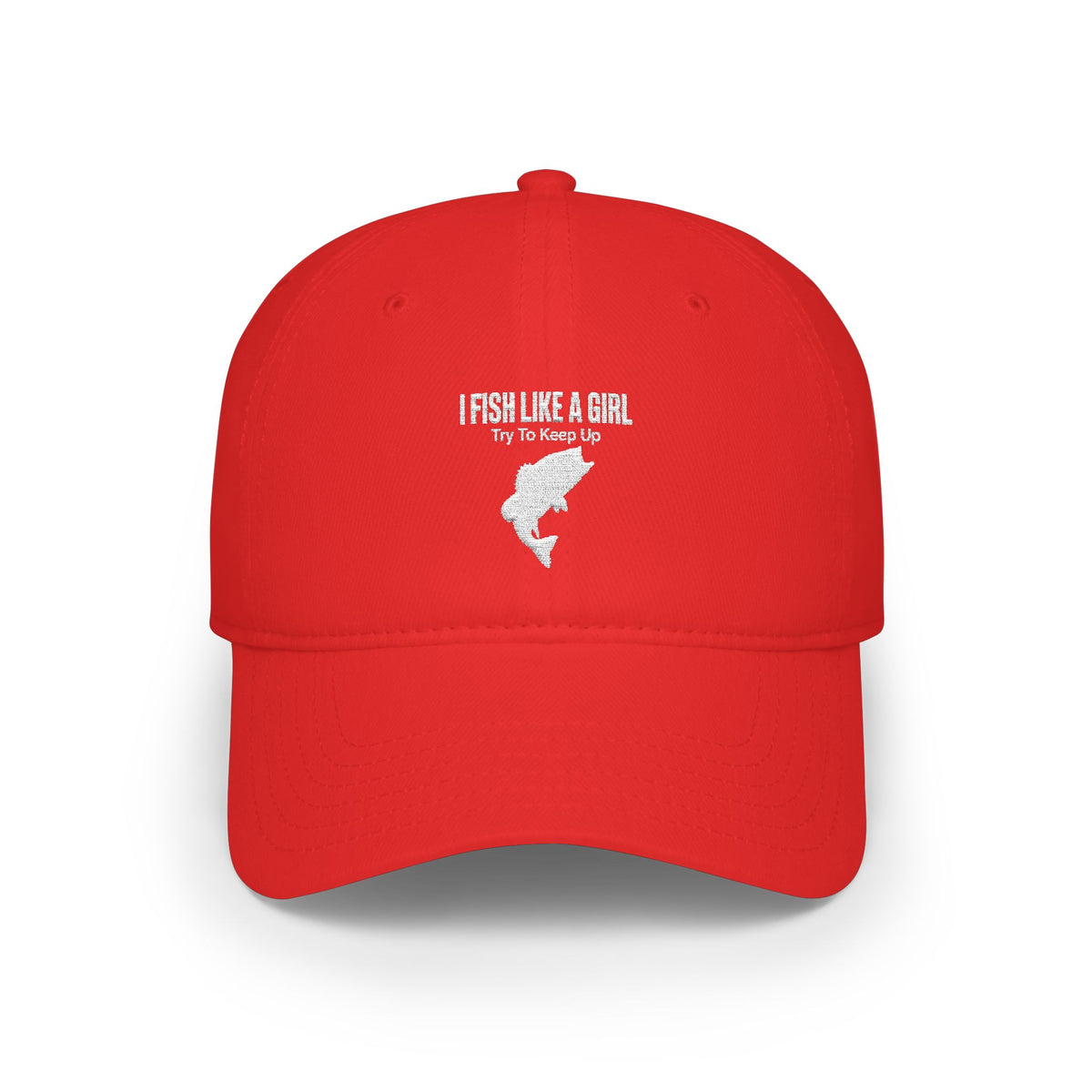 Fish Like a Girl Low Profile Baseball Cap