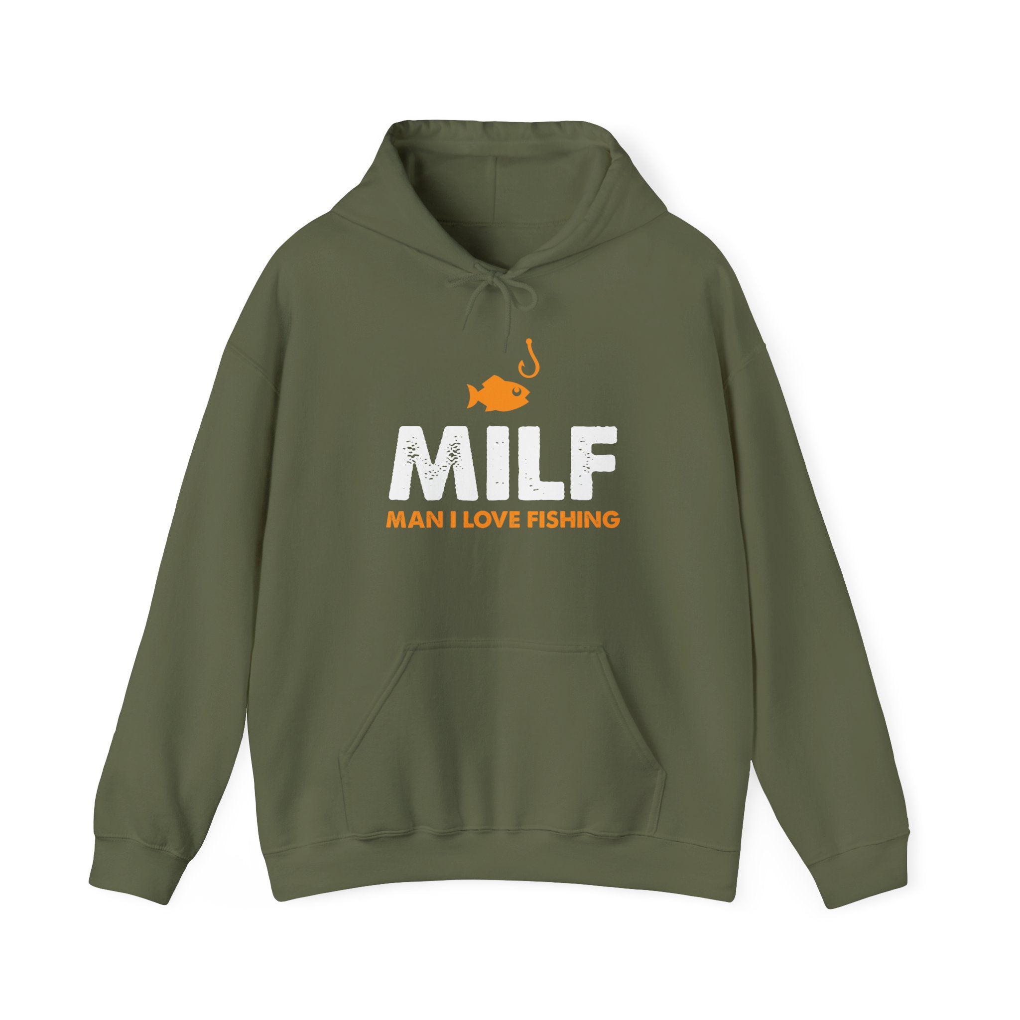 Man I love Fishing — Unisex Hooded Sweatshirt