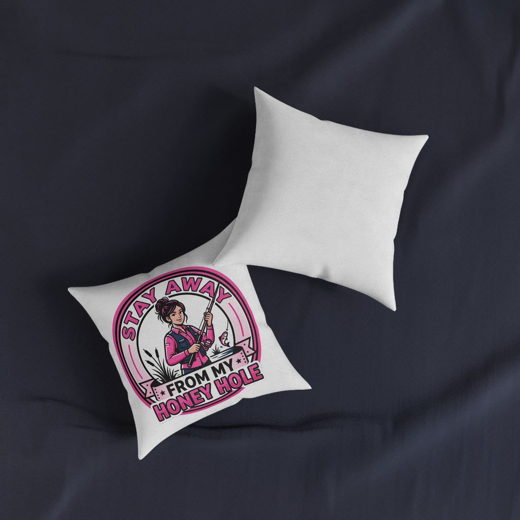 Honey Hole Square Pillow