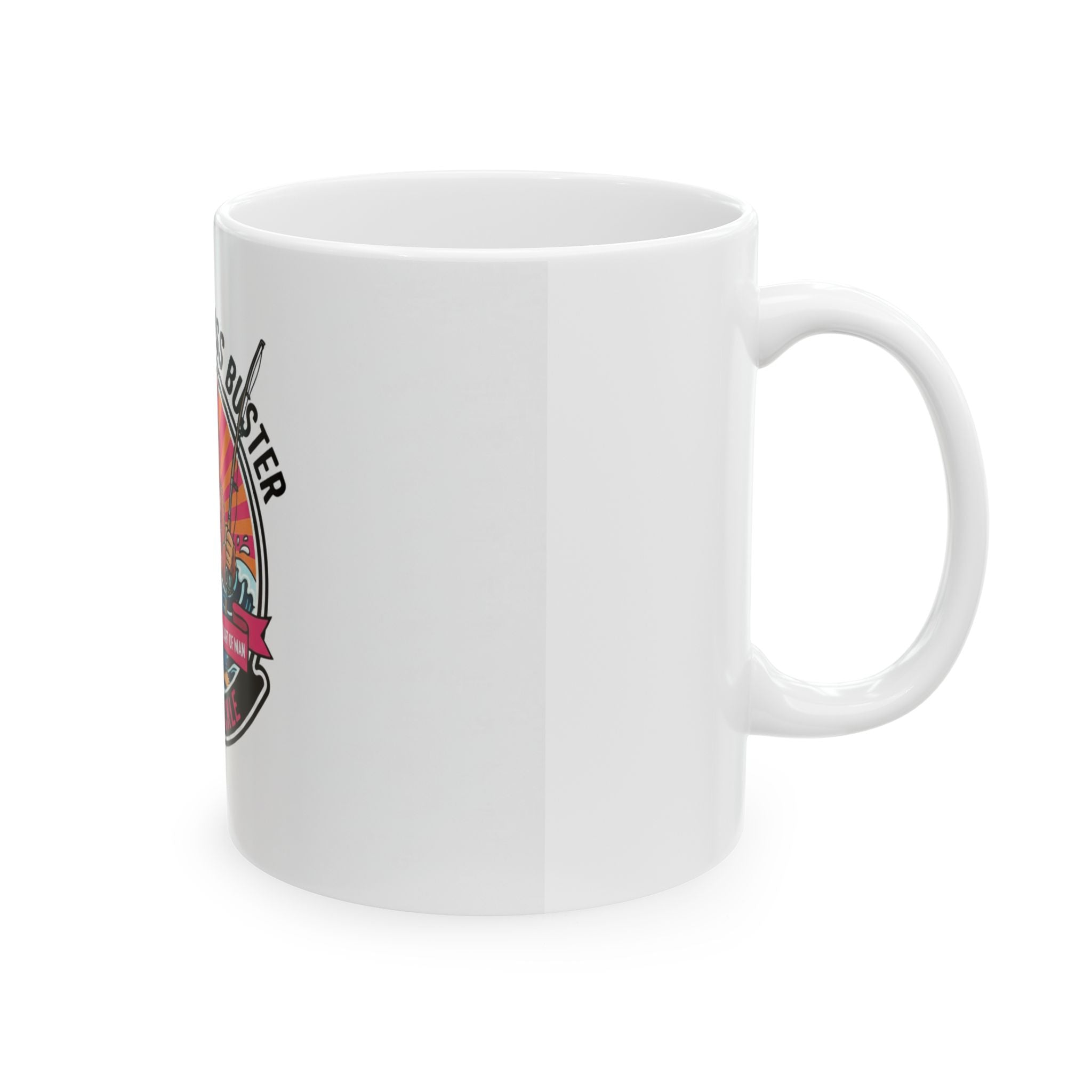 Bass Buster Fishing Mug — “Big Momma Bass Buster” Bait & Tackle Coffee Cup (11oz/15oz)
