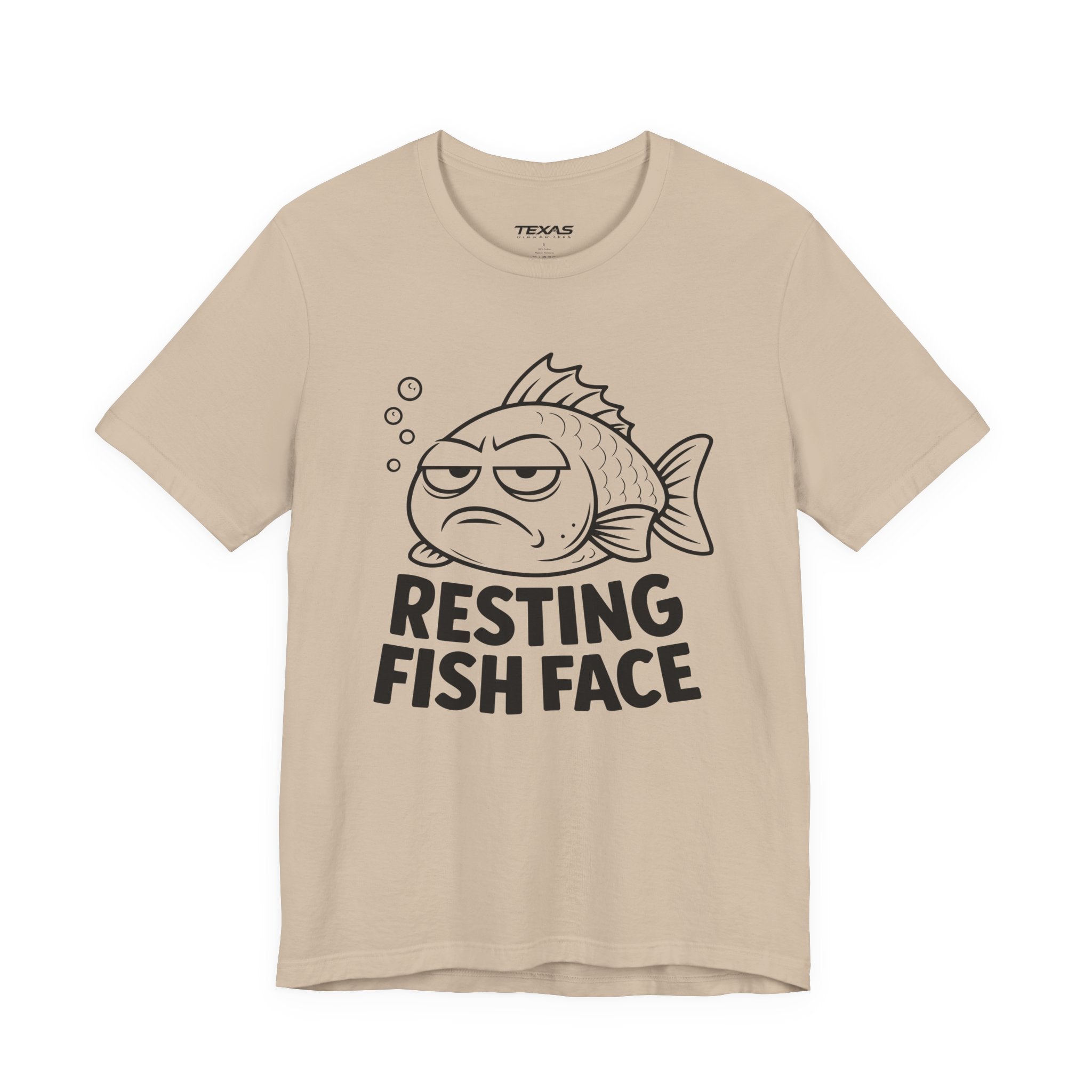 Resting Fish Face — Unisex Cotton Tee