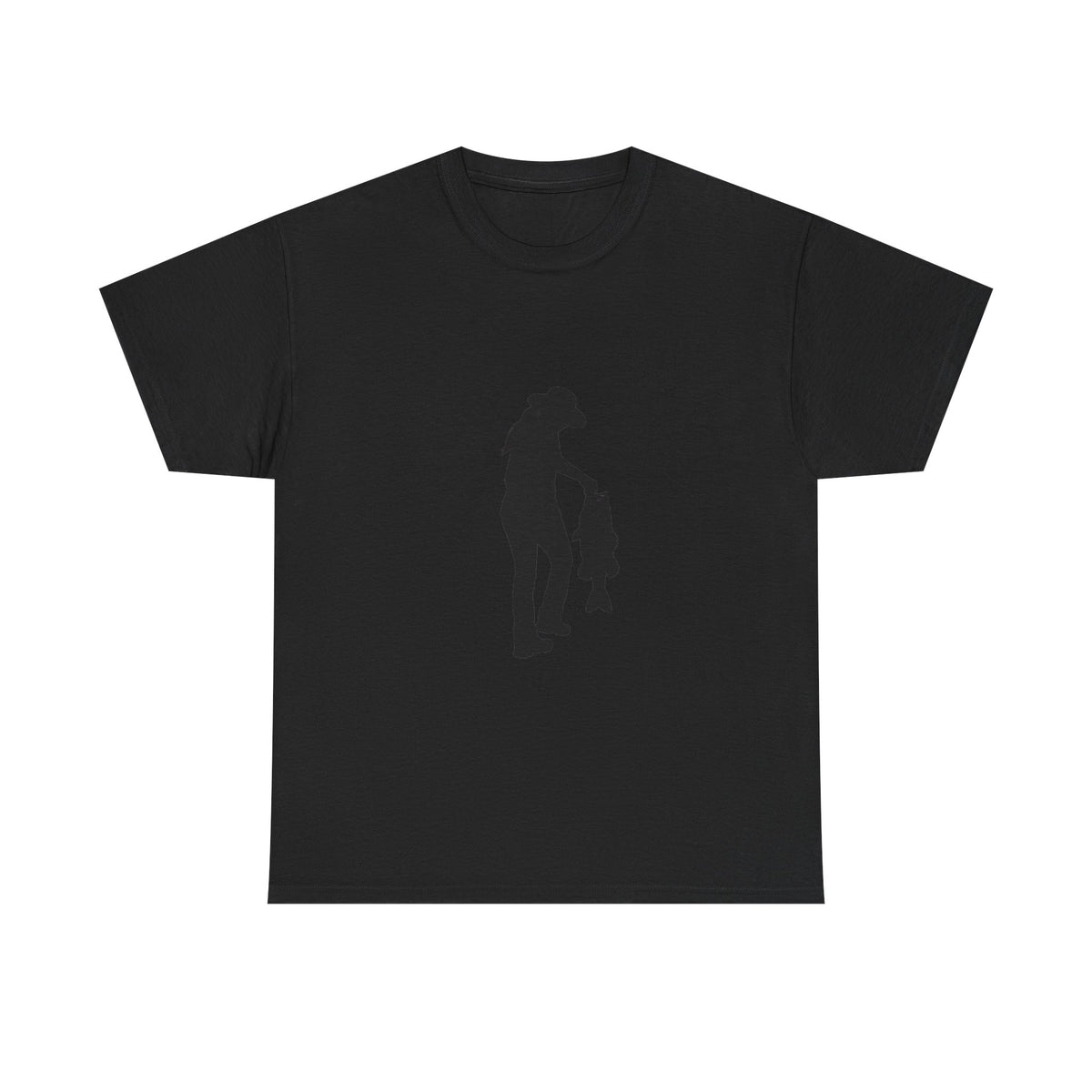 Woman Fishing Heavy Cotton Tee