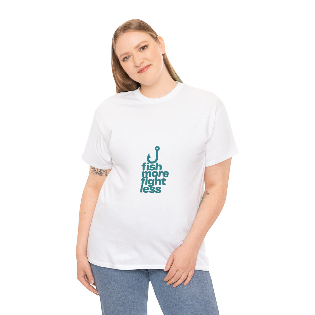 Fish More Heavy Cotton Tee