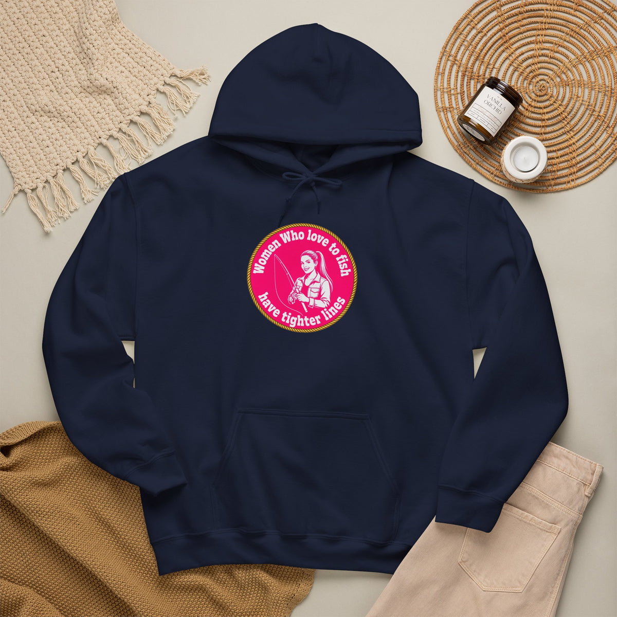Women Who Fish1 Hooded Sweatshirt
