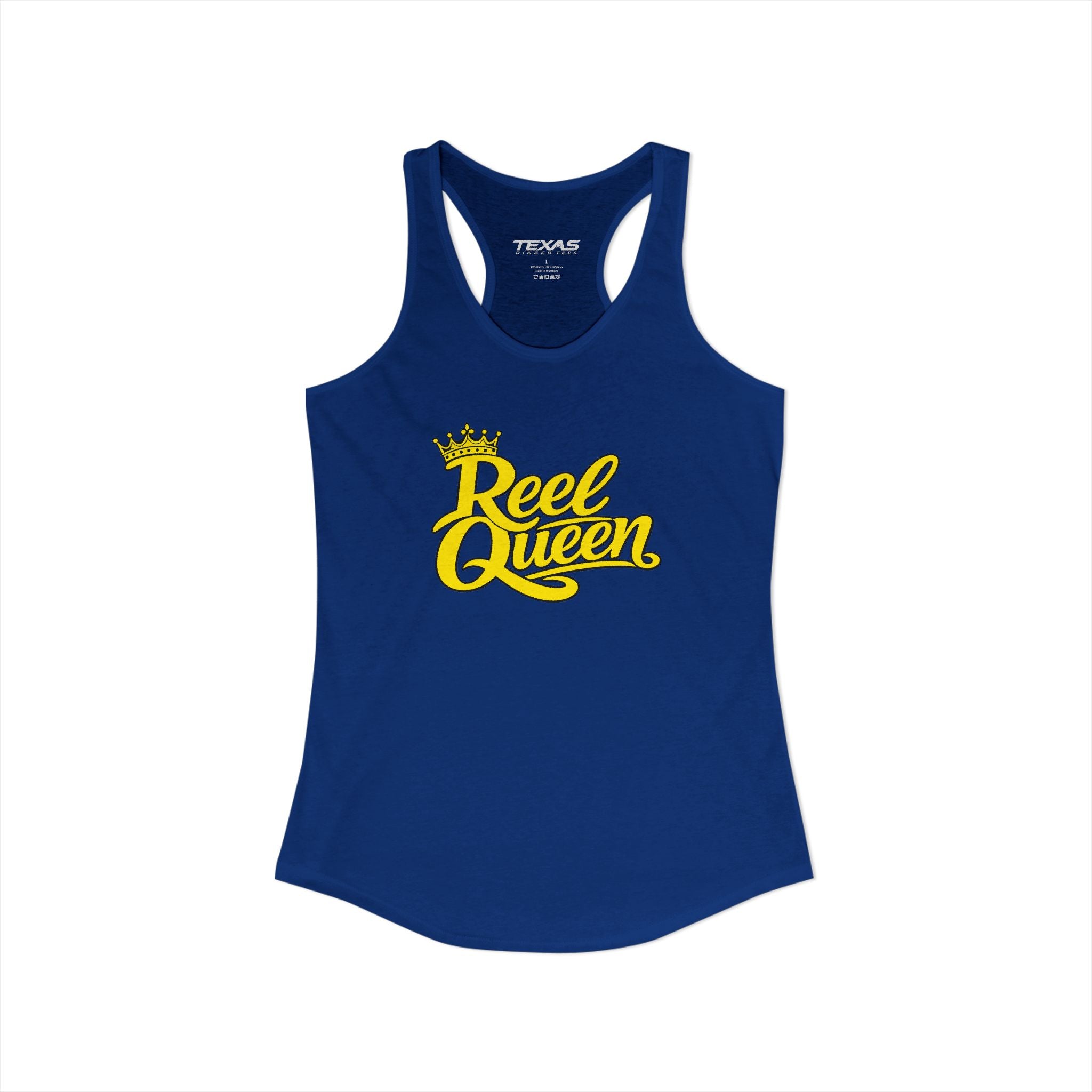 Reel Queen Women's Racerback Tank Top | Fishing Shirt for Women | Angler Gift