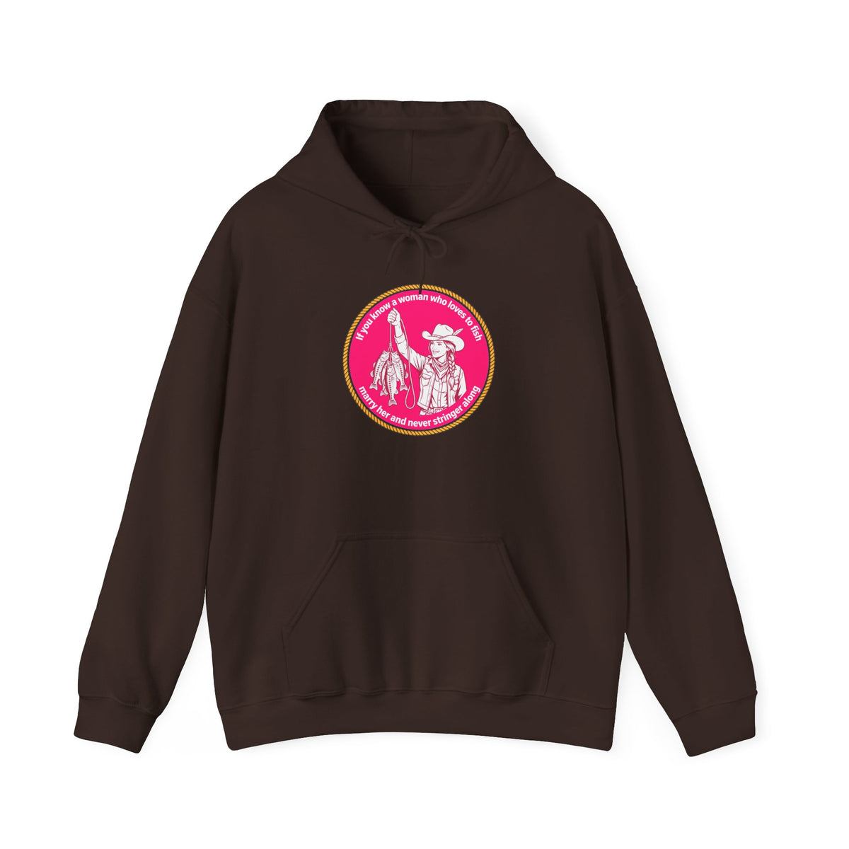 Never Stringer Along Unisex Heavy Blend™ Hooded Sweatshirt