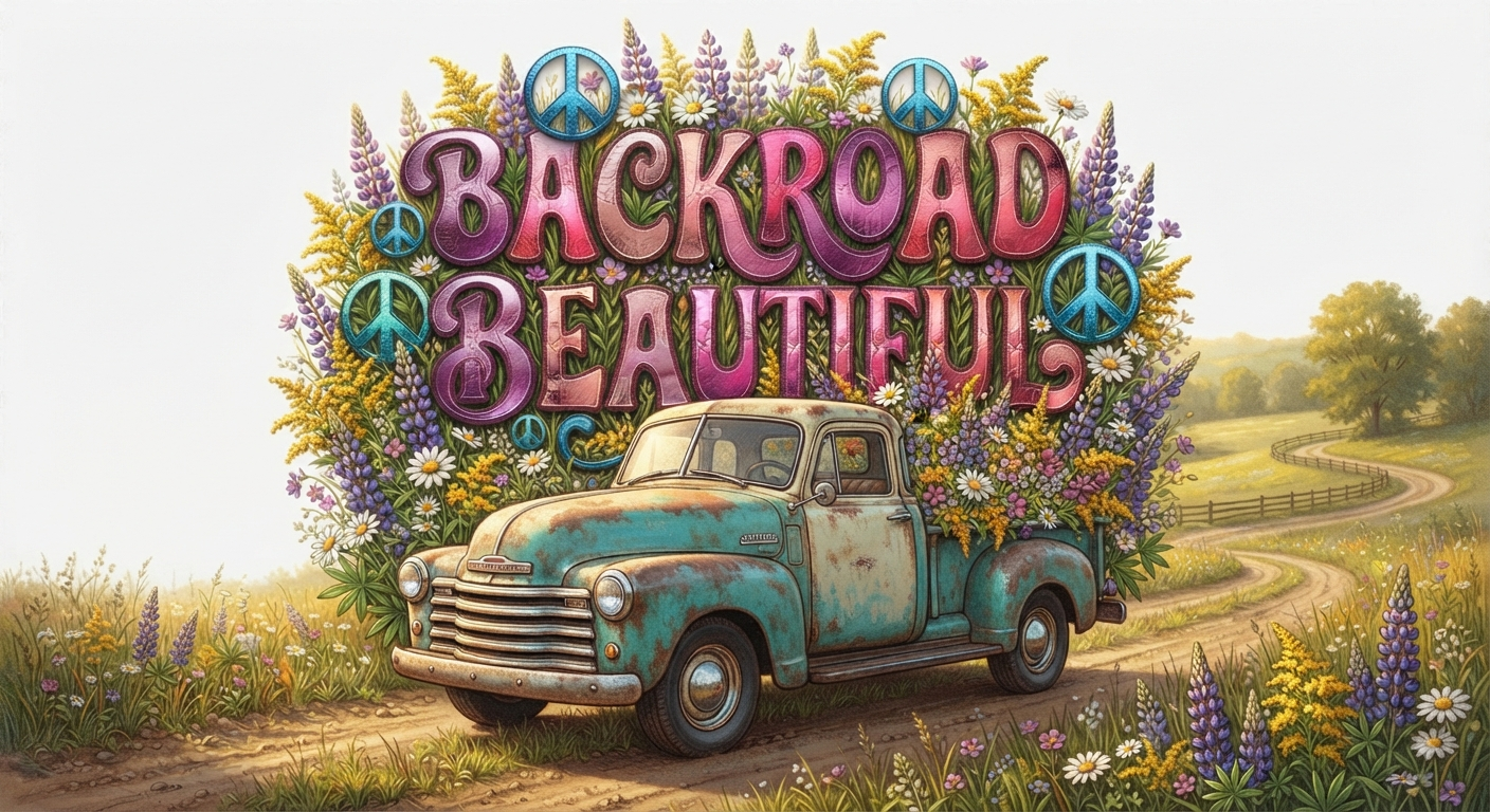 Double Zipper Jewelry Box — 'Backroad Beautiful' Travel Organizer