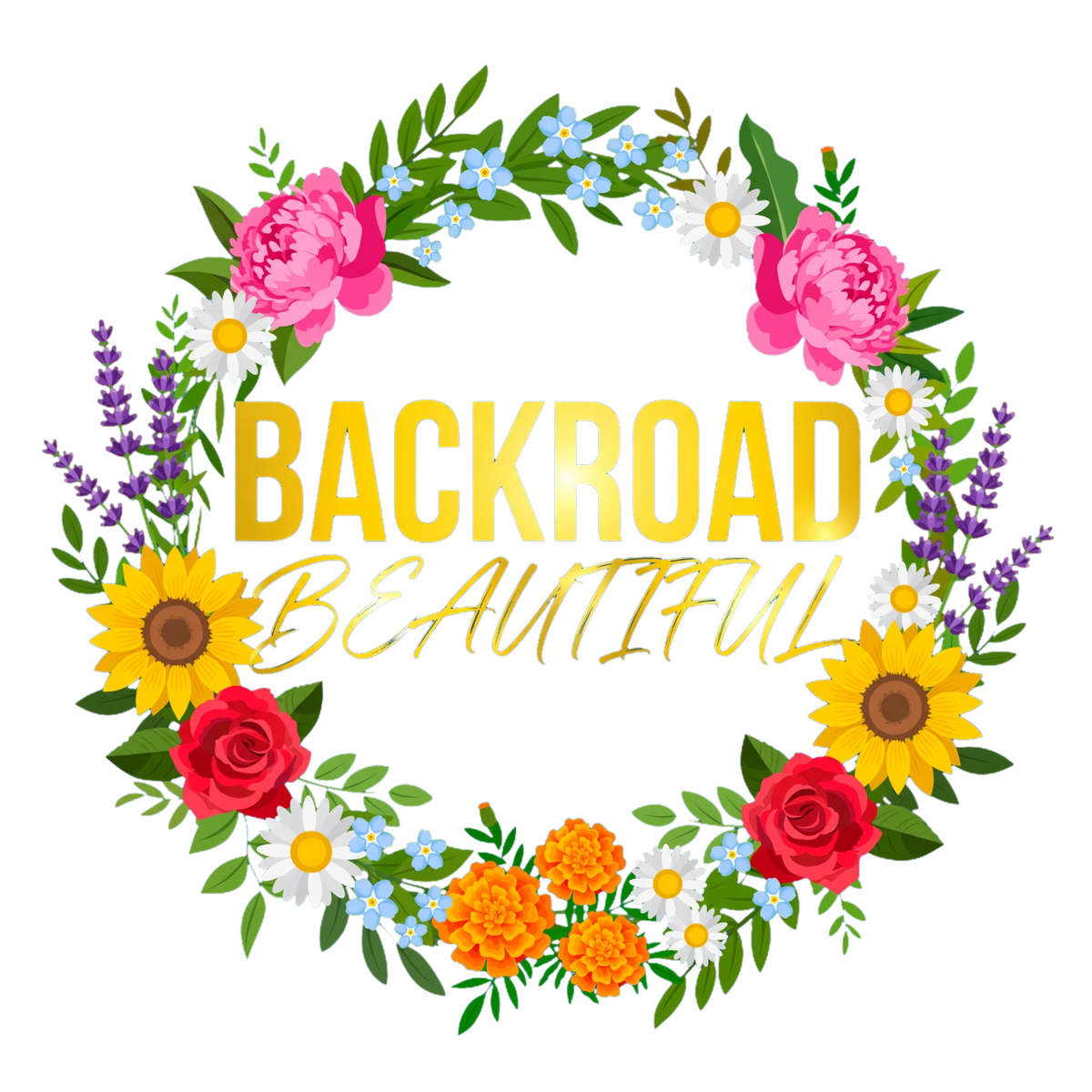 Backroad Beautiful Floral Throw Blanket — Velveteen Microfiber