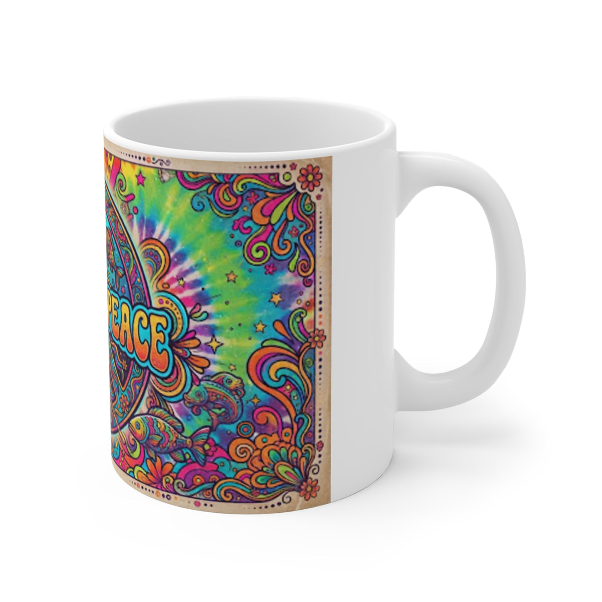 Fish For Peace Mug 11oz