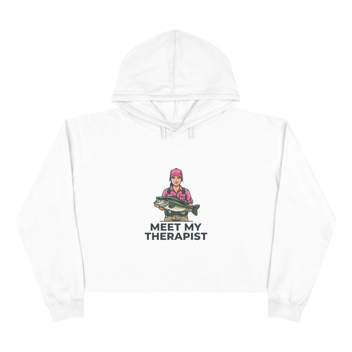 Big Momma Bass Buster "Meet My Therapist" 44.99Crop Hoodie