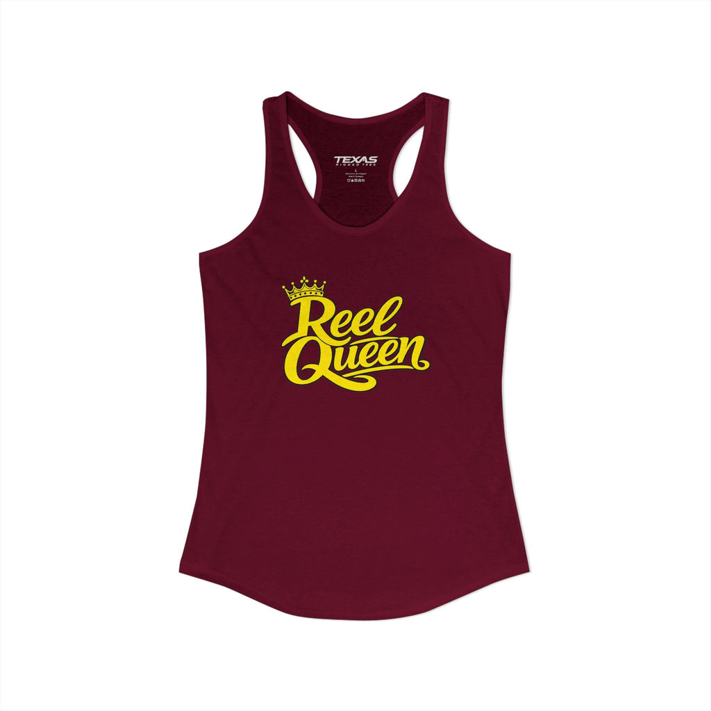 Reel Queen Women's Racerback Tank Top | Fishing Shirt for Women | Angler Gift